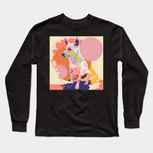 Canaan Dog in 70's Long Sleeve T-Shirt